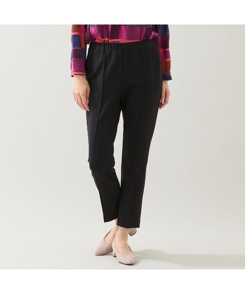 missel / ミゼール その他パンツ | 【保温性・洗える・3L/4Lサイズあり】ピンタックストレートパンツ | 詳細10