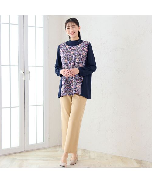 missel / ミゼール その他パンツ | 【保温性・洗える・3L/4Lサイズあり】セミワイドストレートパンツ | 詳細4