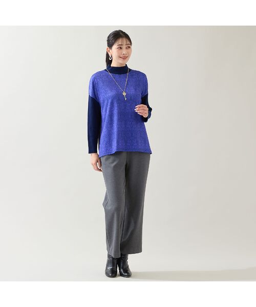 missel / ミゼール その他パンツ | 【保温性・洗える・3L/4Lサイズあり】セミワイドストレートパンツ | 詳細6