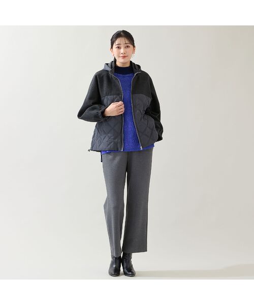 missel / ミゼール その他パンツ | 【保温性・洗える・3L/4Lサイズあり】セミワイドストレートパンツ | 詳細7