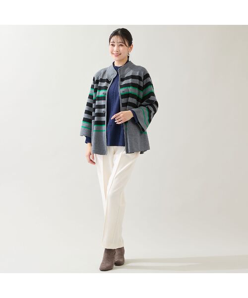 missel / ミゼール その他パンツ | 【あったか素材・洗える・3L/4Lサイズあり】両面起毛ピンタックパンツ | 詳細3