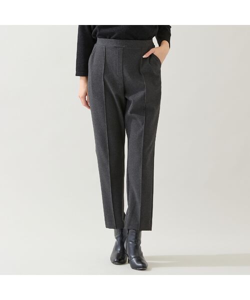 missel / ミゼール その他パンツ | 【あったか素材・洗える・3L/4Lサイズあり】両面起毛ピンタックパンツ | 詳細6