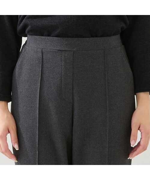 missel / ミゼール その他パンツ | 【あったか素材・洗える・3L/4Lサイズあり】両面起毛ピンタックパンツ | 詳細8