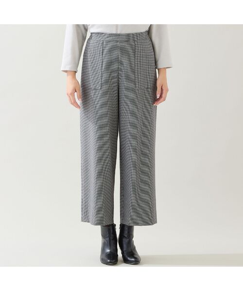 missel / ミゼール ショート・ハーフ・半端丈パンツ | 【あったか素材・洗える・3L/4Lサイズあり】両面起毛セミワイドパンツ | 詳細8