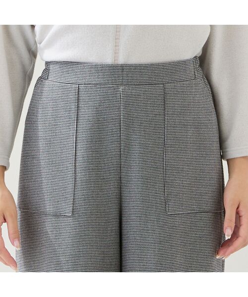 missel / ミゼール ショート・ハーフ・半端丈パンツ | 【あったか素材・洗える・3L/4Lサイズあり】両面起毛セミワイドパンツ | 詳細10