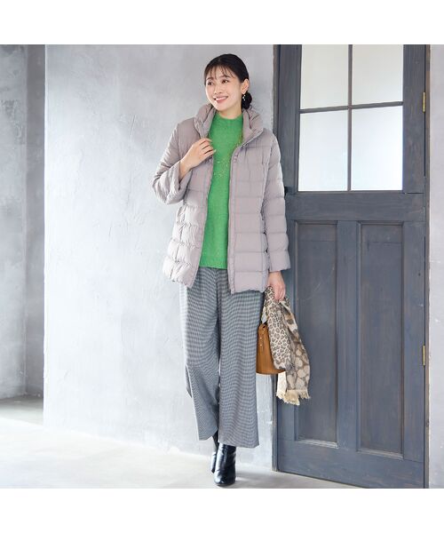 missel / ミゼール ショート・ハーフ・半端丈パンツ | 【あったか素材・洗える・3L/4Lサイズあり】両面起毛セミワイドパンツ | 詳細16