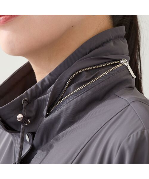 missel / ミゼール その他アウター | 【快適ストレッチ・3L/4Lサイズあり】フード内蔵 ライトジャケット | 詳細3