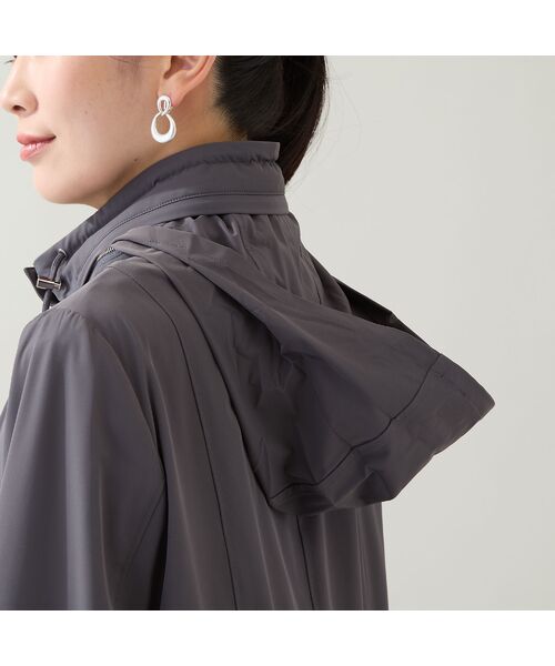 missel / ミゼール その他アウター | 【快適ストレッチ・3L/4Lサイズあり】フード内蔵 ライトジャケット | 詳細4