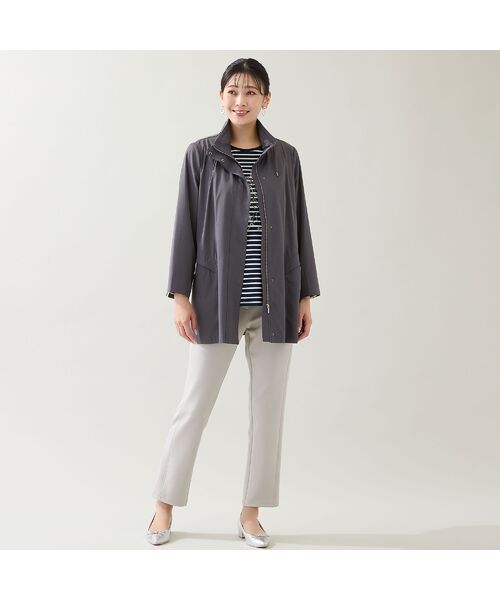 missel / ミゼール その他アウター | 【快適ストレッチ・3L/4Lサイズあり】フード内蔵 ライトジャケット | 詳細7