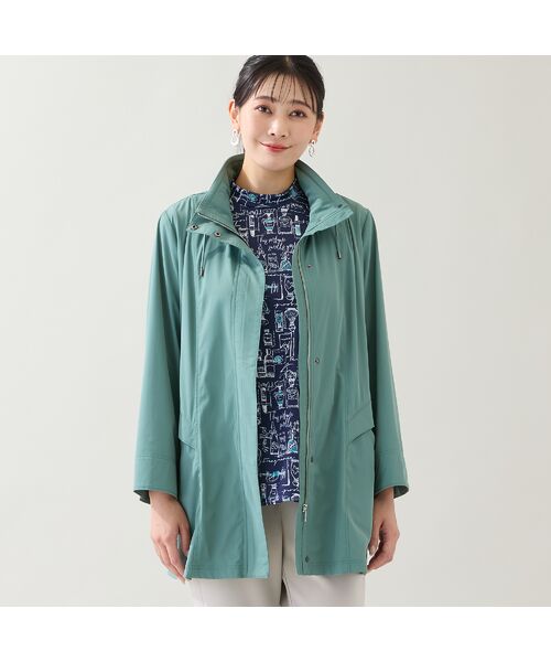 missel / ミゼール その他アウター | 【快適ストレッチ・3L/4Lサイズあり】フード内蔵 ライトジャケット | 詳細13