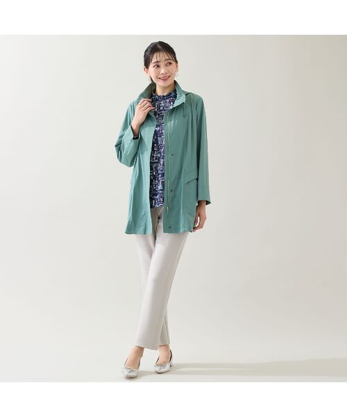 missel / ミゼール その他アウター | 【快適ストレッチ・3L/4Lサイズあり】フード内蔵 ライトジャケット | 詳細15