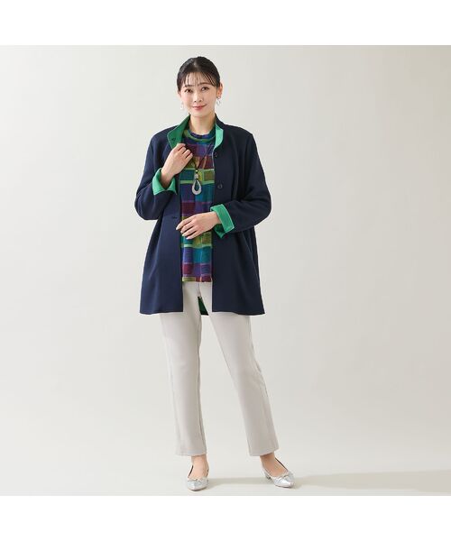 missel / ミゼール その他アウター | 【3L/4Lサイズあり】ソフトダンボールニット ジャケット | 詳細11