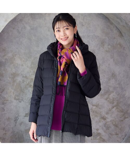 missel/ミゼール 【3L/4Lサイズあり】ストレッチダウンジャケット ブラック L missel/ミゼール 【3L/4Lサイズあり】ストレッチダウンジャケット ブラック L