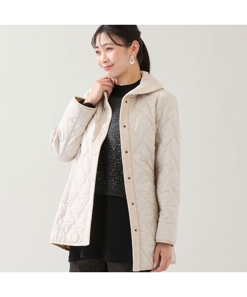 missel/ミゼール 【3L/4Lサイズあり】キルティングコート ベージュ L missel/ミゼール 【3L/4Lサイズあり】キルティングコート ベージュ L