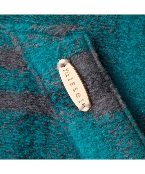 missel / ミゼール その他アウター | 【WEB限定カラーあり】スライバーチェック　ケープジャケット | 詳細14