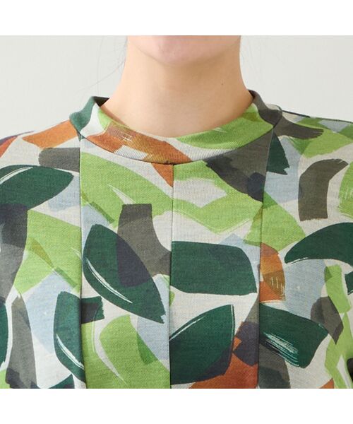 missel / ミゼール カットソー | 【洗える・日本製】ハケタッチプリントカットソー | 詳細4