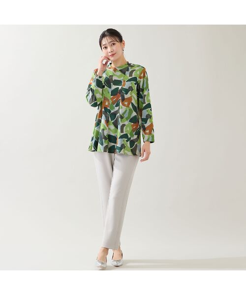 missel / ミゼール カットソー | 【洗える・日本製】ハケタッチプリントカットソー | 詳細6