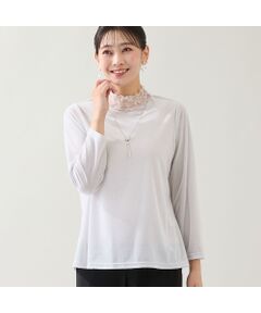 missel / ミゼール カットソー | 【洗える・日本製・3L/4Lサイズあり】シアーベロアカットソー