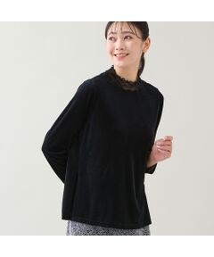 missel / ミゼール カットソー | 【洗える・日本製・3L/4Lサイズあり】シアーベロアカットソー