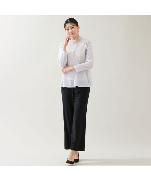 missel / ミゼール カットソー | 【洗える・日本製・3L/4Lサイズあり】シアーベロアカットソー | 詳細4