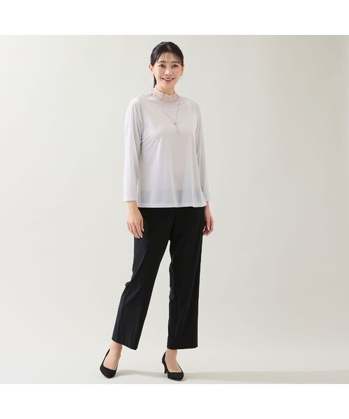 missel / ミゼール カットソー | 【洗える・日本製・3L/4Lサイズあり】シアーベロアカットソー | 詳細5