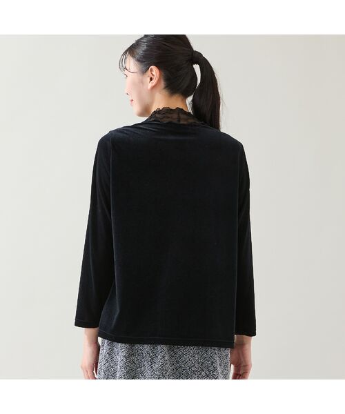 missel / ミゼール カットソー | 【洗える・日本製・3L/4Lサイズあり】シアーベロアカットソー | 詳細9