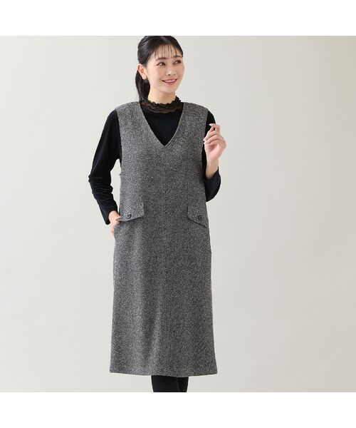 missel / ミゼール カットソー | 【洗える・日本製・3L/4Lサイズあり】シアーベロアカットソー | 詳細16