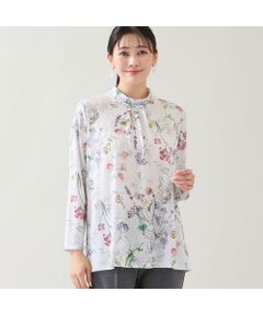 missel / ミゼール カットソー | 【洗える・日本製・3L/4Lサイズあり】ボタニカル柄カットソー