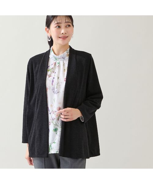 missel / ミゼール カットソー | 【洗える・日本製・3L/4Lサイズあり】ボタニカル柄カットソー | 詳細8