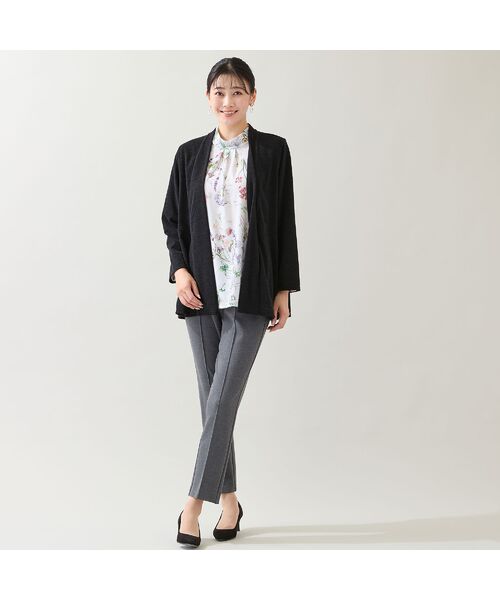 missel / ミゼール カットソー | 【洗える・日本製・3L/4Lサイズあり】ボタニカル柄カットソー | 詳細9