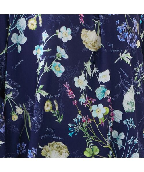 missel / ミゼール カットソー | 【洗える・日本製・3L/4Lサイズあり】ボタニカル柄カットソー | 詳細11