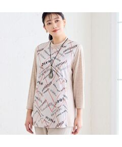 missel / ミゼール カットソー | 【洗える・3L/4Lサイズあり・日本製】ジャカードトップス