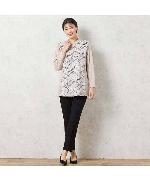 missel / ミゼール カットソー | 【洗える・3L/4Lサイズあり・日本製】ジャカードトップス | 詳細4