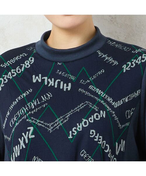 missel / ミゼール カットソー | 【洗える・3L/4Lサイズあり・日本製】ジャカードトップス | 詳細13