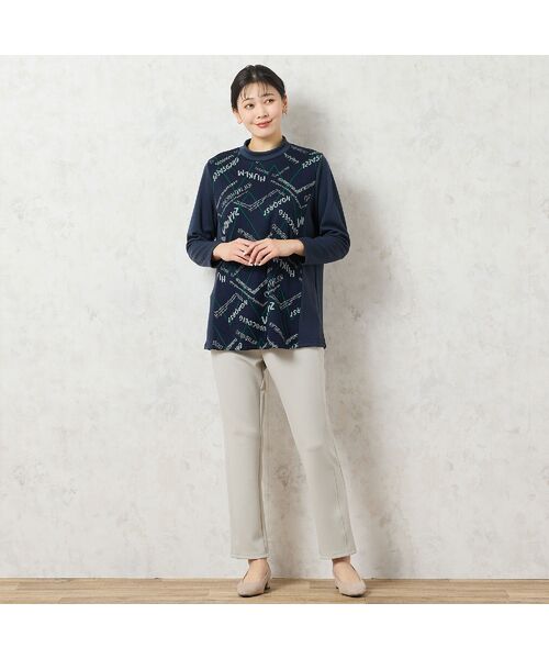 missel / ミゼール カットソー | 【洗える・3L/4Lサイズあり・日本製】ジャカードトップス | 詳細16