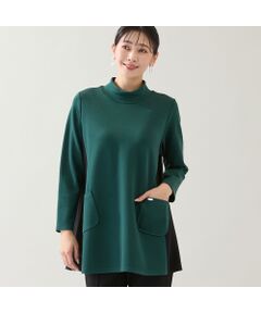 missel / ミゼール カットソー | 【保温性・洗える・3L/4Lサイズあり】バイカラーチュニック