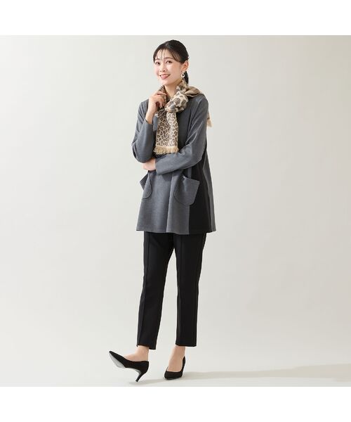 missel / ミゼール カットソー | 【保温性・洗える・3L/4Lサイズあり】バイカラーチュニック | 詳細8