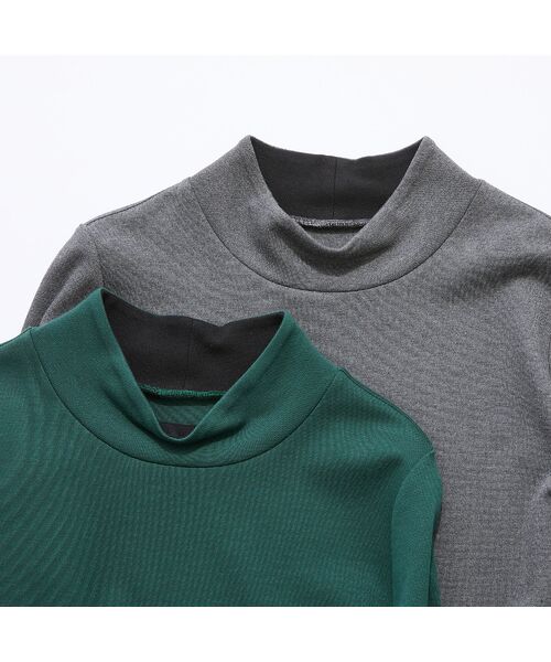 missel / ミゼール カットソー | 【保温性・洗える・3L/4Lサイズあり】バイカラーチュニック | 詳細17