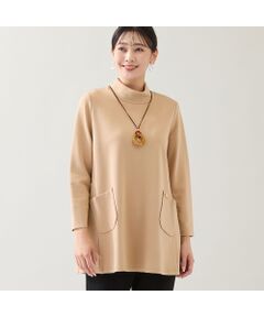 missel / ミゼール カットソー | 【保温性・洗える】パッチポケットチュニック