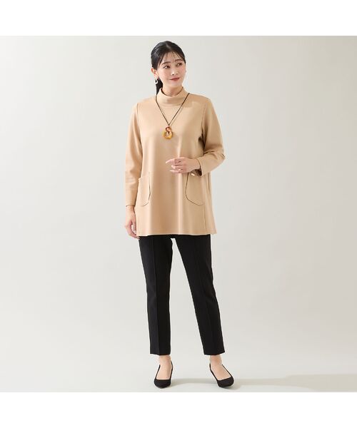 missel / ミゼール カットソー | 【保温性・洗える】パッチポケットチュニック | 詳細5