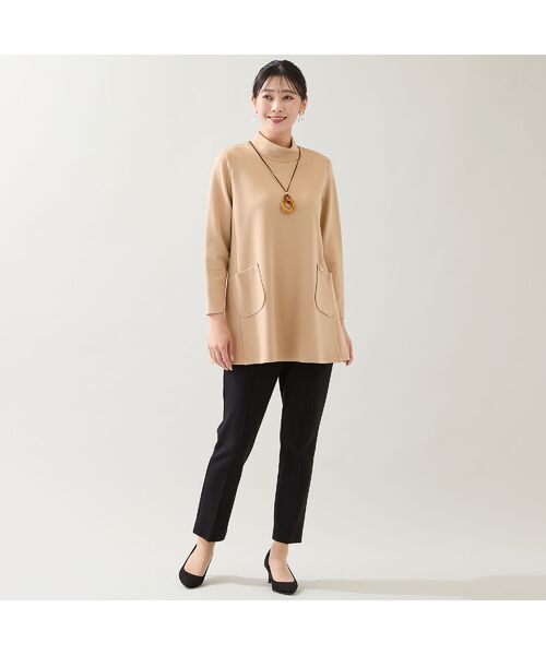 missel / ミゼール カットソー | 【保温性・洗える】パッチポケットチュニック | 詳細6