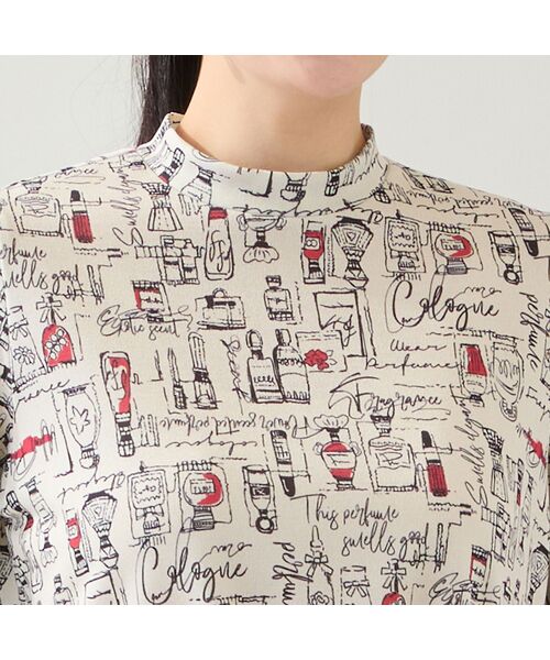 missel / ミゼール カットソー | 【洗える・日本製・3L/4Lサイズあり】コスメ柄カットソー | 詳細2