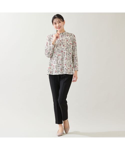 missel / ミゼール カットソー | 【洗える・日本製・3L/4Lサイズあり】コスメ柄カットソー | 詳細4