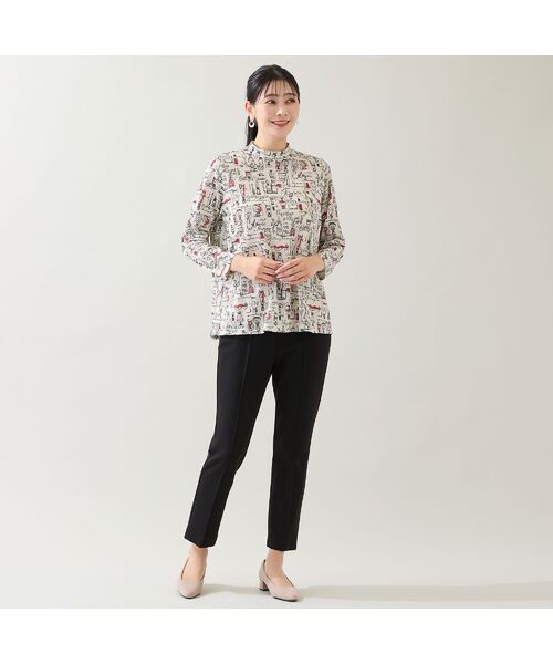 missel / ミゼール カットソー | 【洗える・日本製・3L/4Lサイズあり】コスメ柄カットソー | 詳細5