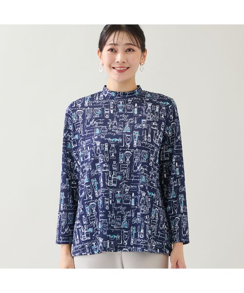 missel / ミゼール カットソー | 【洗える・日本製・3L/4Lサイズあり】コスメ柄カットソー | 詳細9