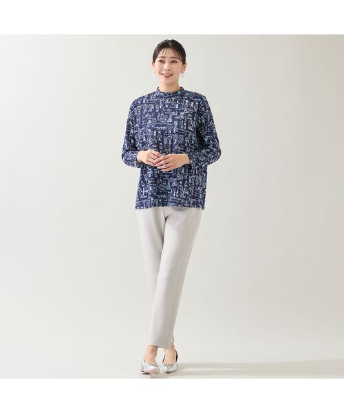 missel / ミゼール カットソー | 【洗える・日本製・3L/4Lサイズあり】コスメ柄カットソー | 詳細12