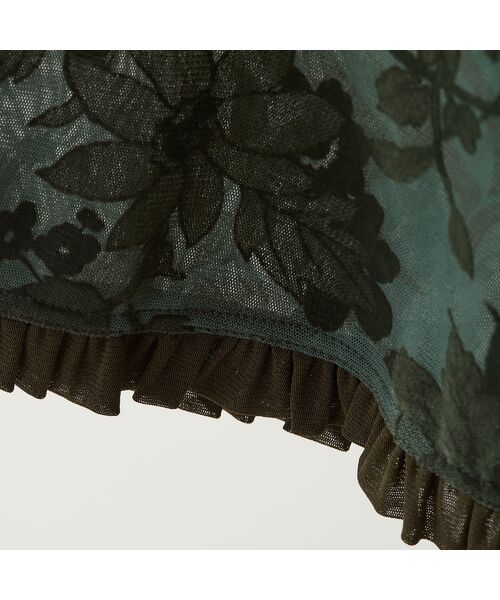 missel / ミゼール カットソー | 【洗える・日本製・3L/4Lサイズあり】花柄チュールプルオーバー | 詳細13