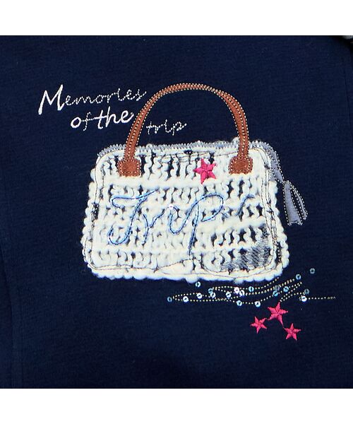 missel / ミゼール カットソー | 【あったか素材・洗える・日本製・3L/4Lサイズあり】Bag刺繍カットソー | 詳細2