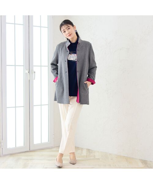 missel / ミゼール カットソー | 【あったか素材・洗える・日本製・3L/4Lサイズあり】Bag刺繍カットソー | 詳細5