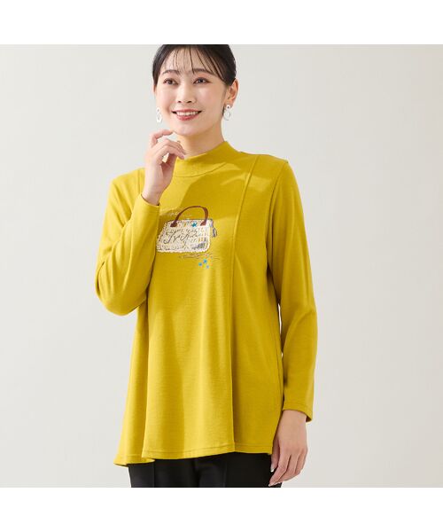 missel / ミゼール カットソー | 【あったか素材・洗える・日本製・3L/4Lサイズあり】Bag刺繍カットソー | 詳細12